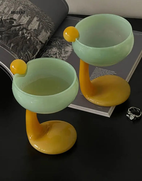 Cartoon Duck Feet Cocktail Glass from maija