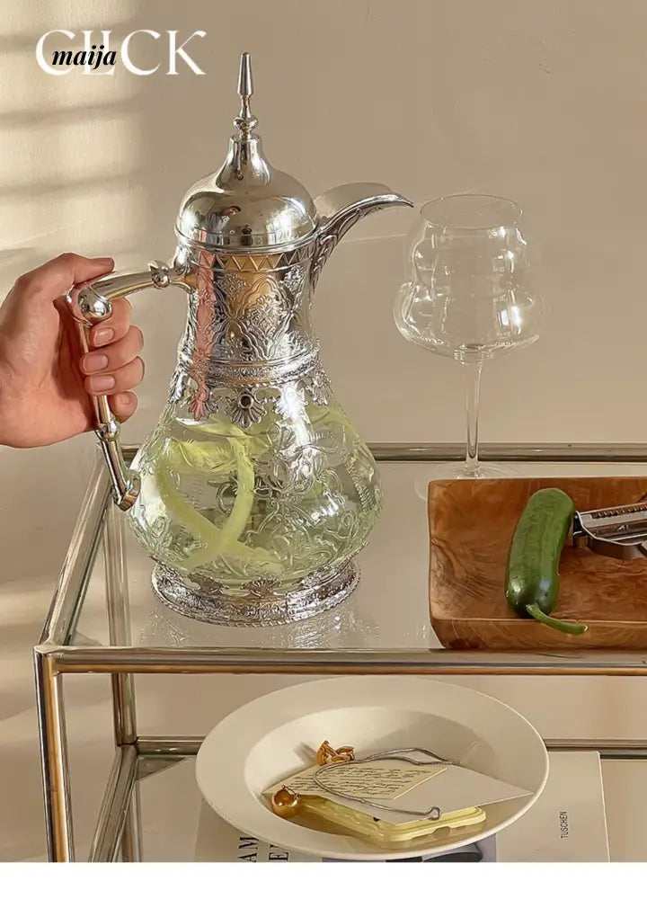 CLICK Retro Glossy Teapot Light Luxury Style Decor from CLICK