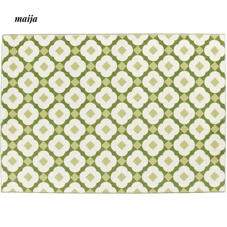 TIPTOE Summer Rain French Plaid Rug from TIPTOE