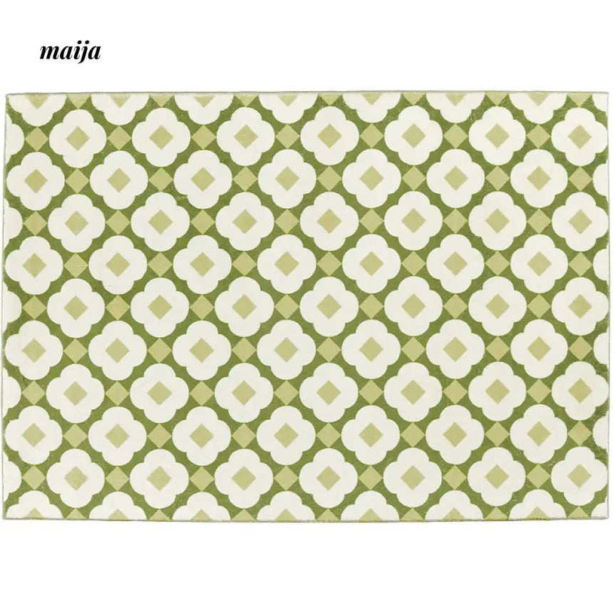 TIPTOE Summer Rain French Plaid Rug from TIPTOE