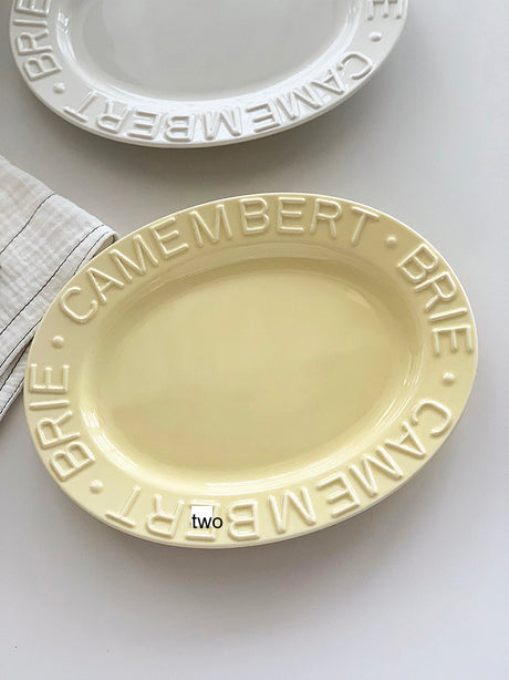 YASUKI Jisoo Elegant Matte Ceramic Plate from YASUKI
