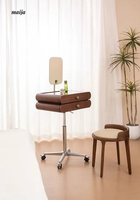 Retro Solid Wood Dressing Table from maija