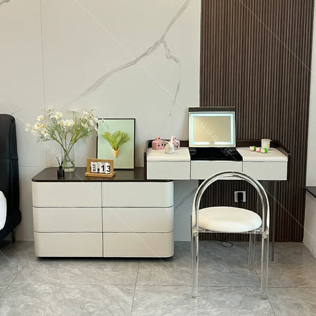 GEPH Ruby Integrated Cream Storage Dressing Table from GEPH