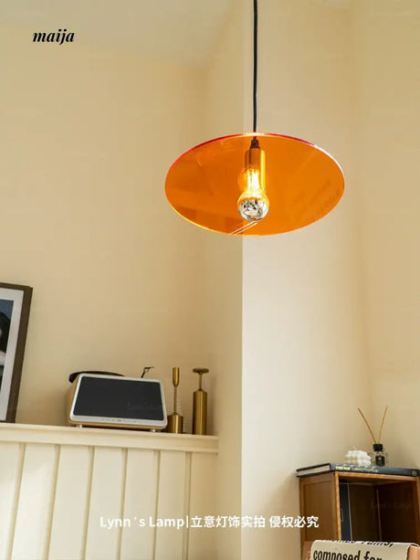 LYNN Orange Sunset Pendant Lamp from Lynn's Lamp