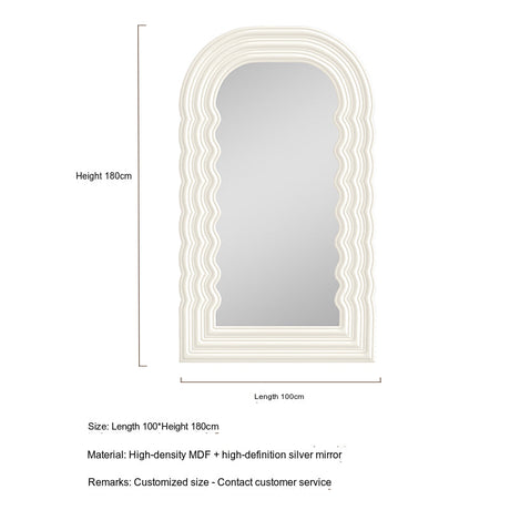 LANXESS Santiago Elegant Wall-Mounted Dressing Mirror from LANXESS