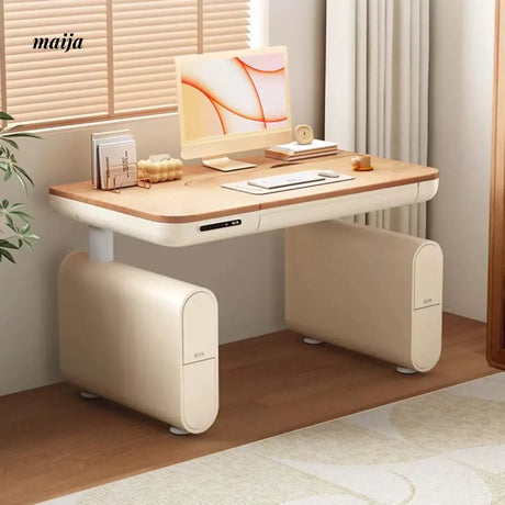 Black and White N5 Smart Electric Lift Table from Kaiyashi