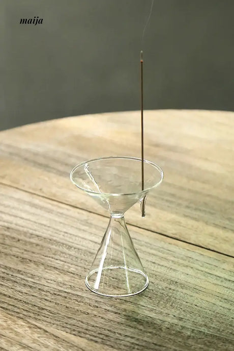 Cocktail Glass Incense Burner from maija