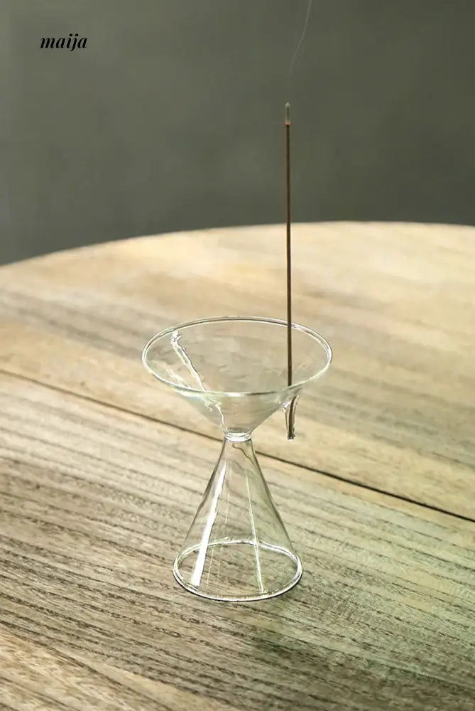 Cocktail Glass Incense Burner from maija
