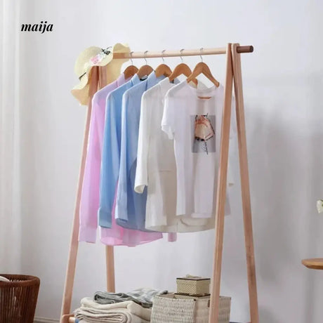 Keeley Solid Wood Clothing Rack from maija