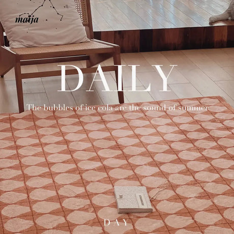 TIPTOE Coral Shell Rug from TIPTOE