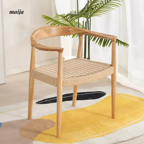 MIKA Japanese Style Rattan Dining Chair from MIKA