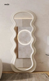 Wide Frame Wavy Mirror from Yueyang