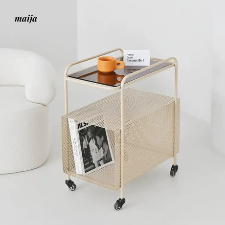 MINEFINE Garrison Acrylic Double-Layer Cart from MINEFINE