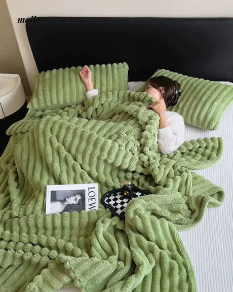 Rabbit Plush Blanket from maija