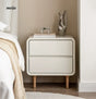 GENJI White Chocolate Bedside Table from GENJI