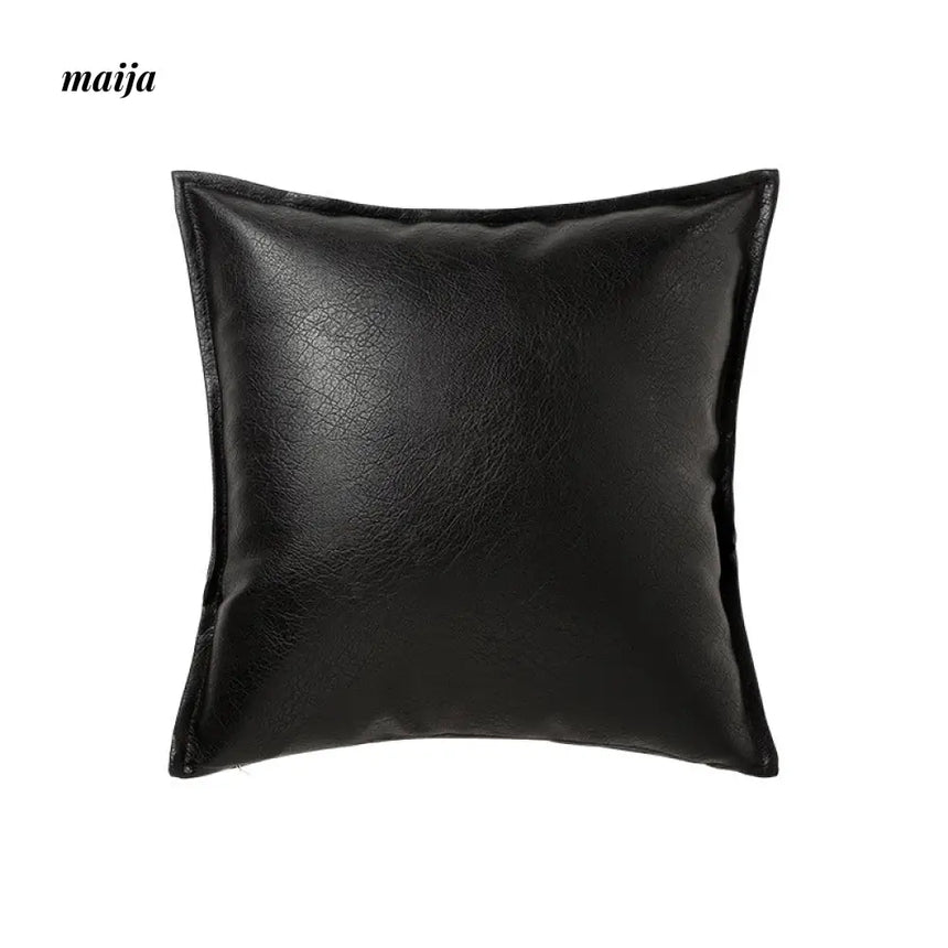 Vegan Leather Square Cushion from maija