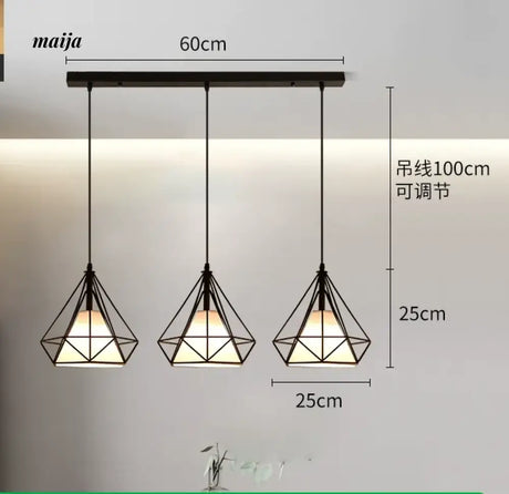 GVG Diamond Cage Ceiling Pendant Lamp from GVG