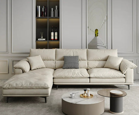 LATE AUTUMN Scandinavian Compact Cream Sofa Design from LATE AUTUMN