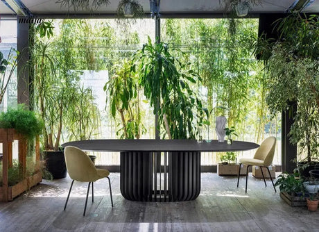Bird Cage Solid Wood Dining Table from maija