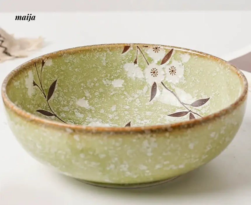 OKADA YAKI Imported Ceramic Soup Bowl from OKADA YAKI