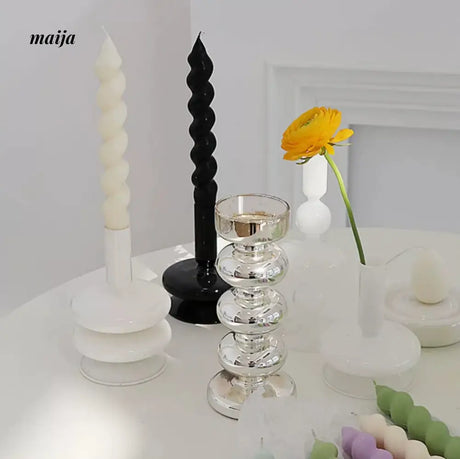 COLOURHUNTER Retro Pilsan Spiral Candle from maija
