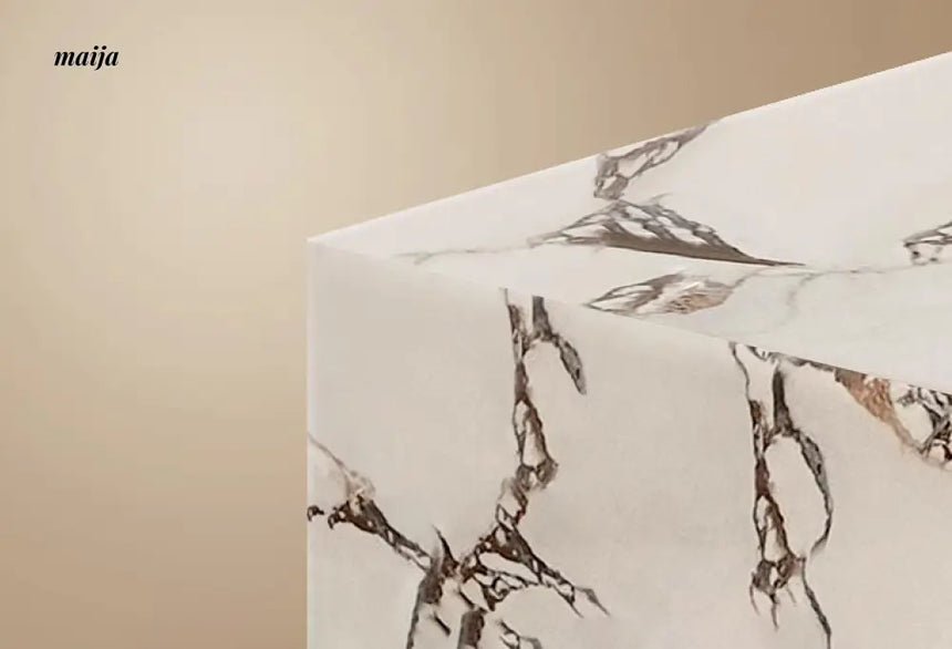 Marble Rock Slab Coffee Table from maija