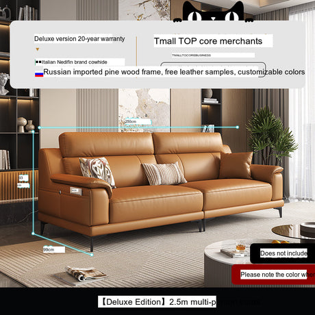 DIPU Zara Italian Cowhide Sofa from DIPU