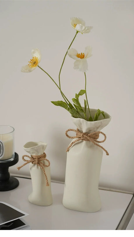 LENYVASEN Elias Irregular Fold Ceramic Vase from LENYVASEN