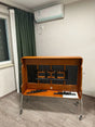 Cherry Wood Movable TV Stand from maija