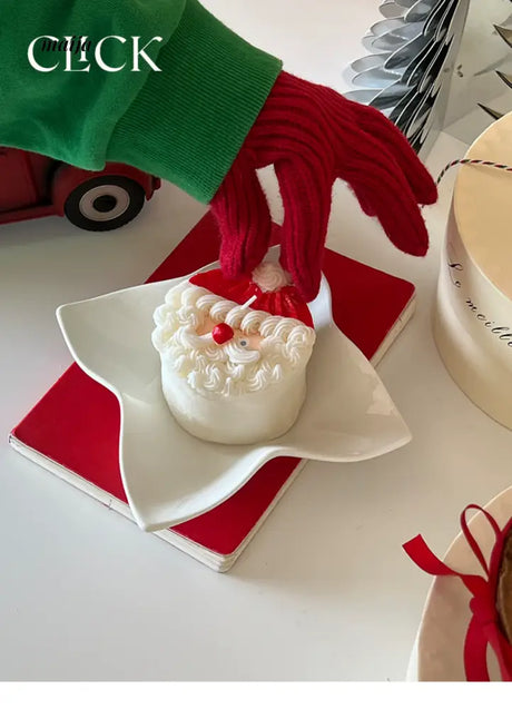 CLICK 3D Snowman Candle for Festive Decor from CLICK