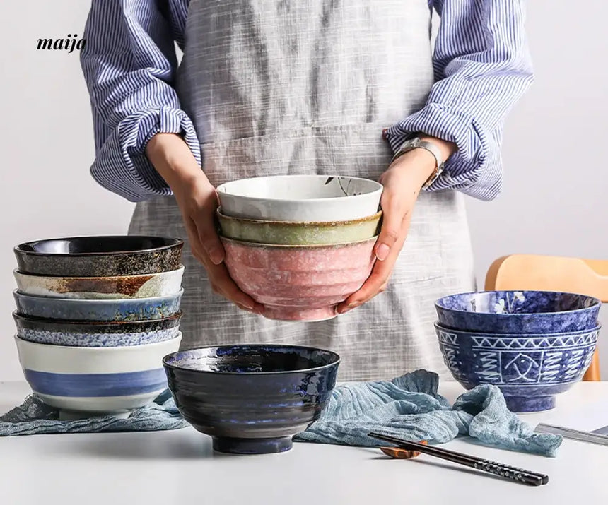 OKADA YAKI 6-Inch Japanese Soup Bowl from OKADA YAKI