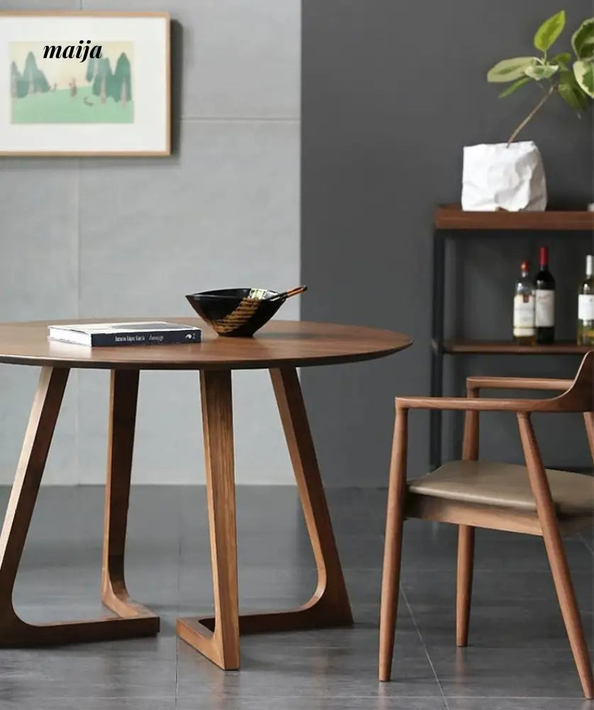 Hinata Round Dining Table and Chair from maija