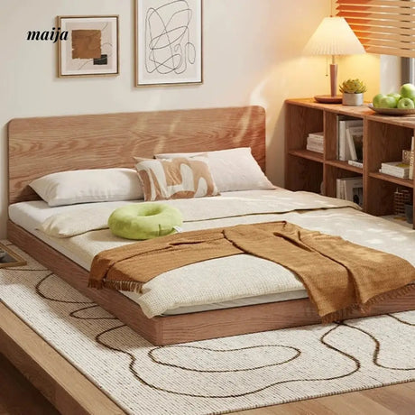 Japanese Tatami Solid Wood Platform Bed from maija