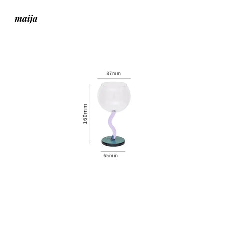 SOREMO Colourful Bubble Wine Glass from maija