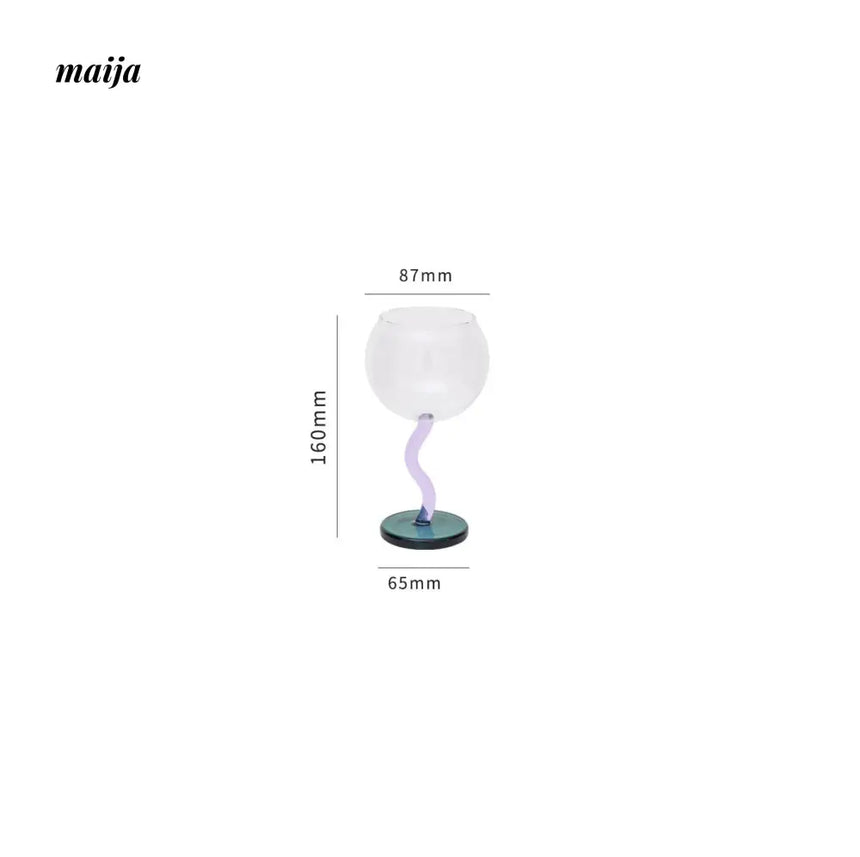 SOREMO Colourful Bubble Wine Glass from maija