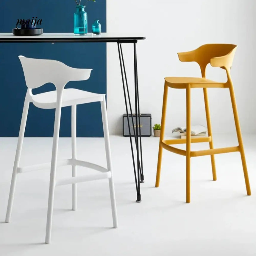 Lotus Plastic Bar Stool