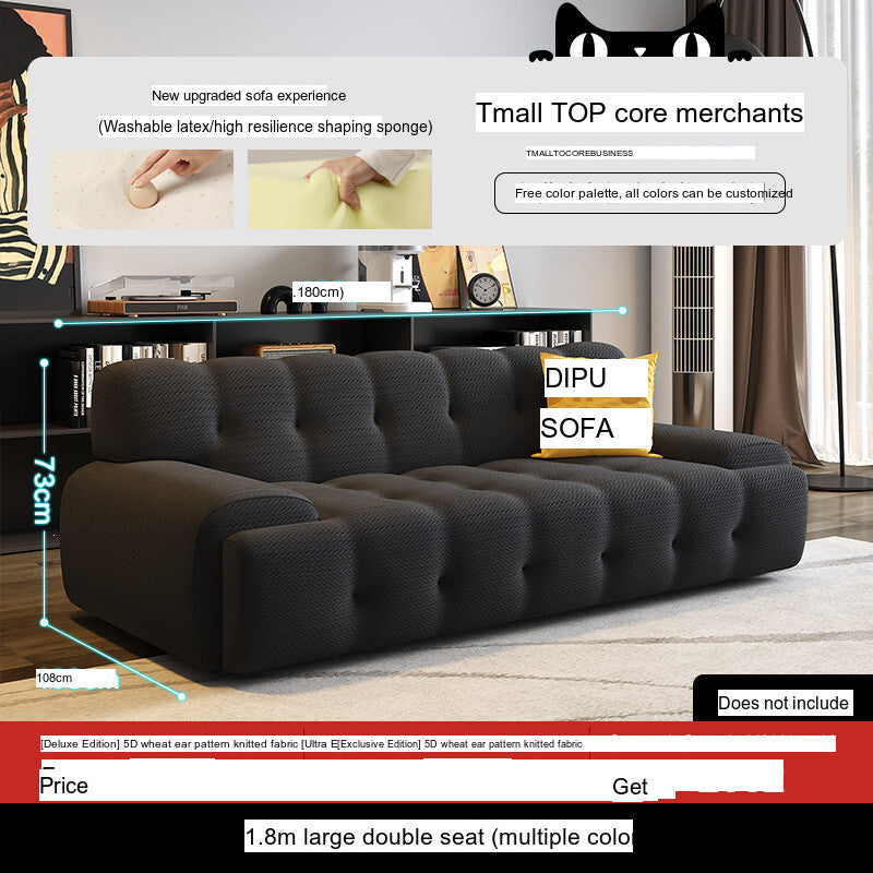 DIPU Leona Warm Cream Sponge Sofa from DIPU