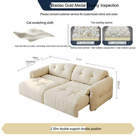FASATI Orlando Plush Telescopic Sofa Cloud from FASATI