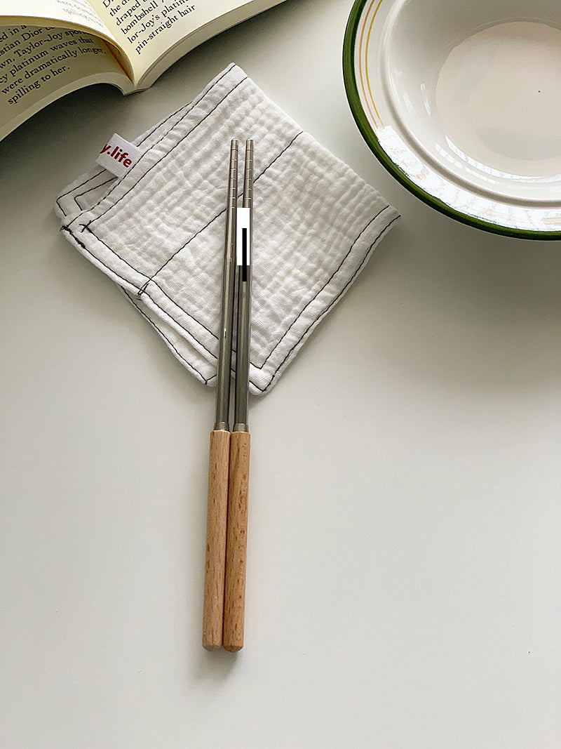 YASUKI Oliver Vintage Wooden Chopsticks Set from YASUKI