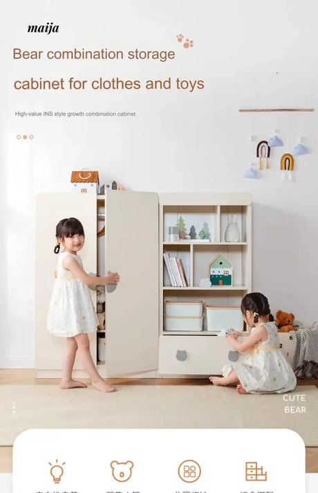 LINSYKIDS Lotus Children's Wardrobe with Drawers from LINSY KIDS