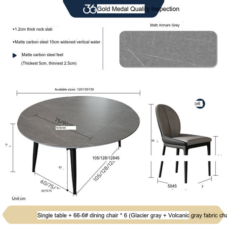 FASATI Isabella Elegant Minimalist Dining Table from FASATI