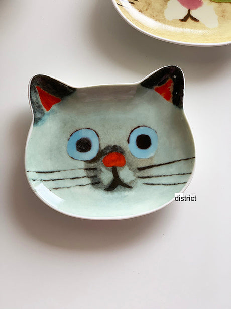YASUKI Felicity Adorable Ceramic Cat Dish from YASUKI
