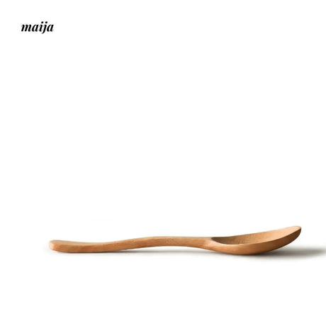 JOTO Wooden Spoon Long Handle Pure Color Tableware from JOTO