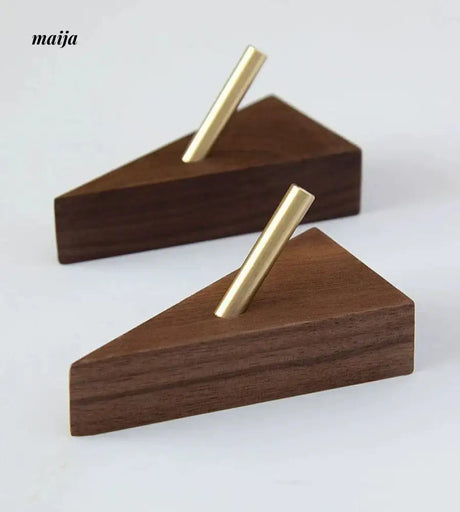 NHSJ Walnut Triangle Wall Hook from NHSJ