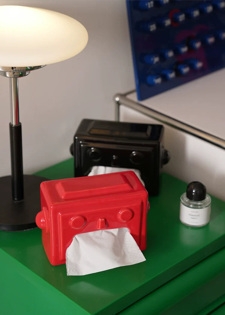 LENYVASEN Nova Robot-Themed Ceramic Storage Box from LENYVASEN