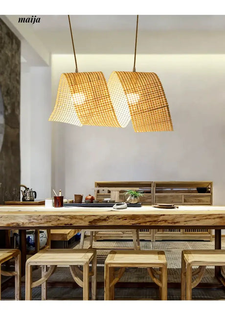 ZHONGSHAN Japanese Bamboo Restaurant Chandelier from ZHONGSHAN