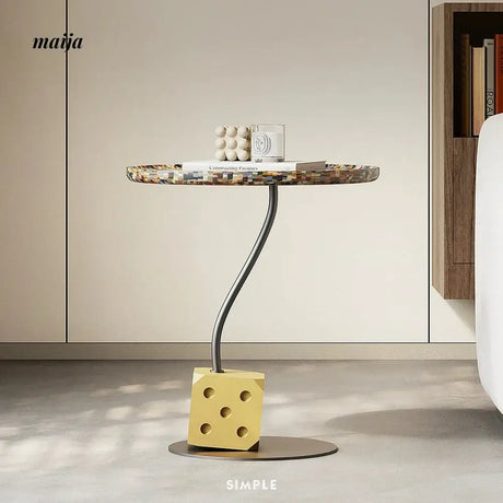 TIDELEADER Dice Side Table from TIDELEADER