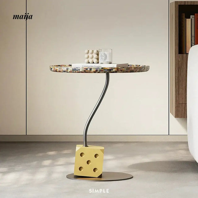 TIDELEADER Dice Side Table from TIDELEADER