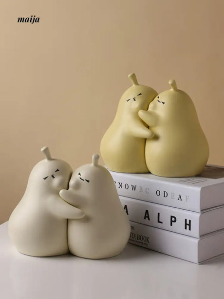 Hugging Pears Bookends from maija