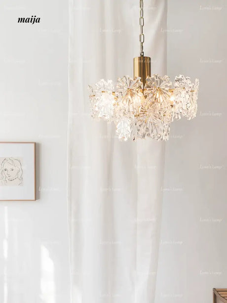 LYNN French Glossy Retro Ceiling Lamp from Lynn's Lamp
